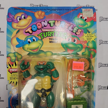 PLAYMATES Vintage TMNT, 1992, Toon Turtles, Toon Mike - Rogue Toys