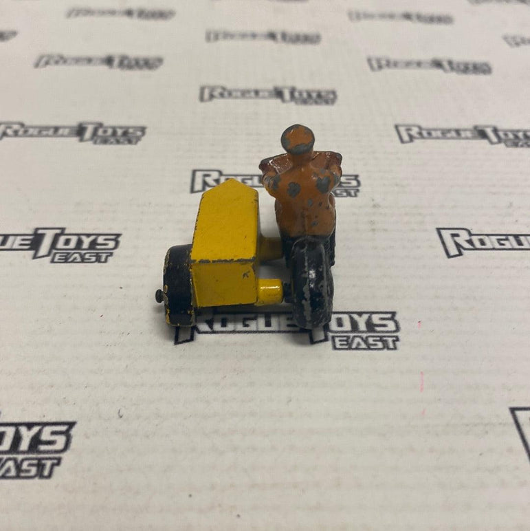 Vintage Dinky Super Toys Motorcycle with Side Car Made in England
