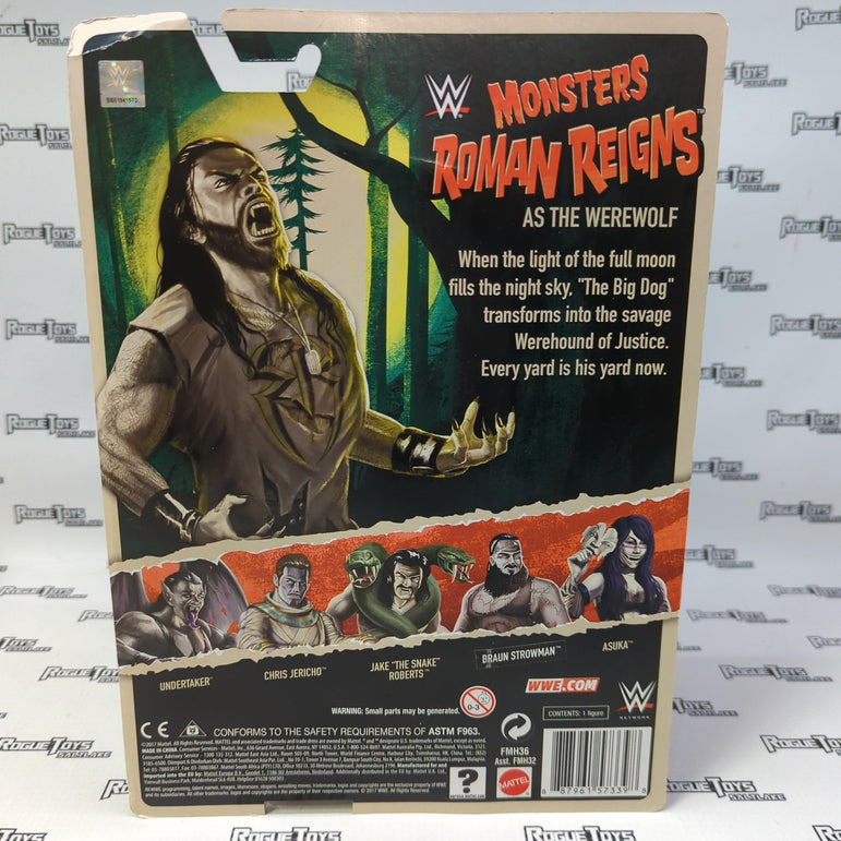 Mattel WWE Monsters Roman Reigns as The Werewolf - Rogue Toys