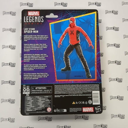 HASBRO Retro Spider-Man Marvel Legends Last Stand Spider-Man - Rogue Toys
