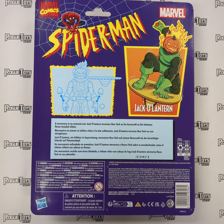 HASBRO Retro Spider-Man Marvel Legends Jack O'Lantern - Rogue Toys