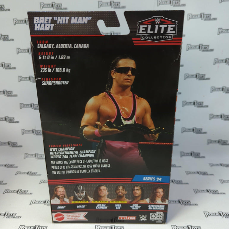 Mattel WWE Elite Collection Series 94 Bret "Hit Man" Hart - Rogue Toys