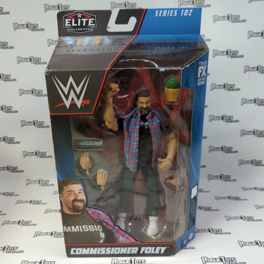 Mattel WWE Elite Collection Series 102 Commissioner Foley - Rogue Toys