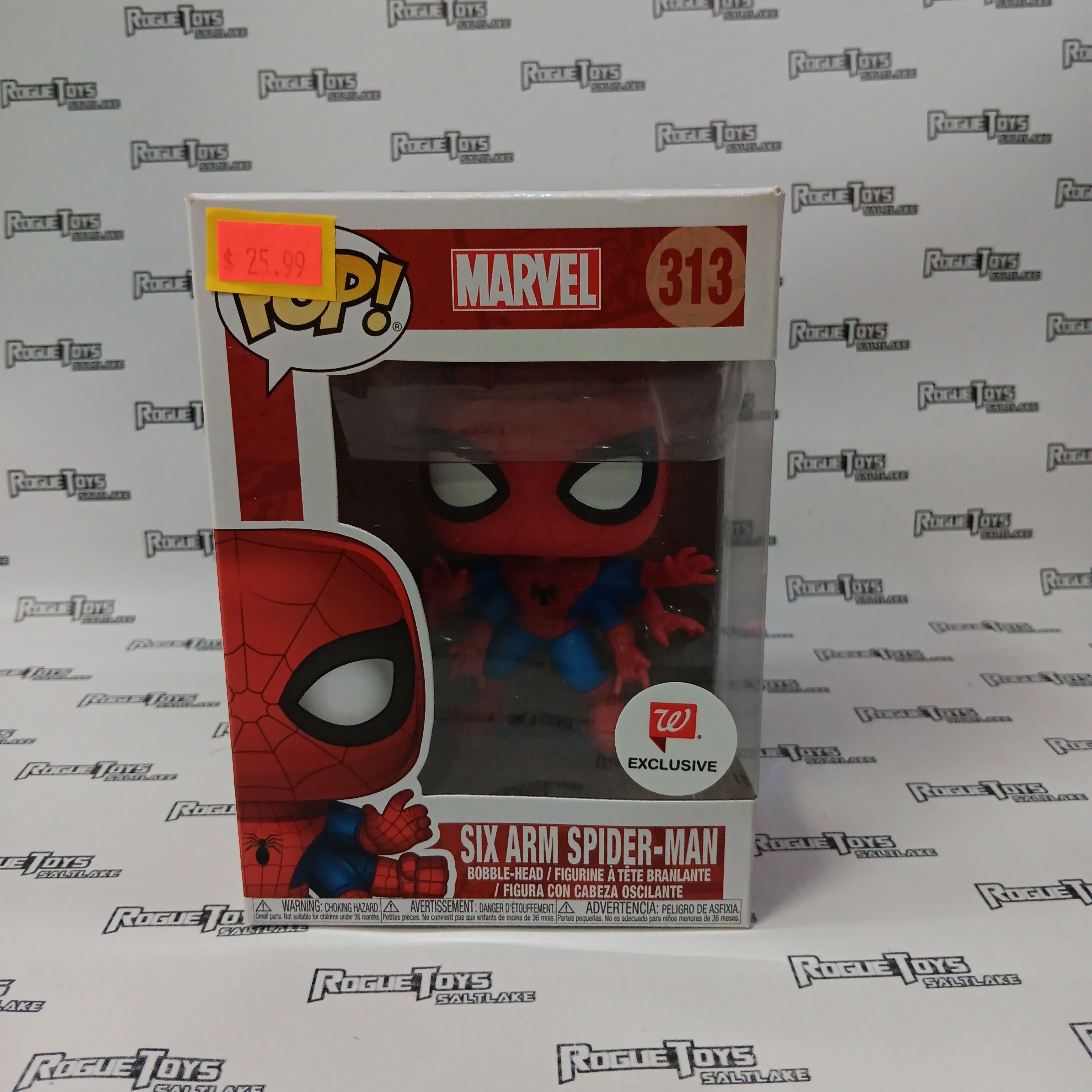 Funko POP! Marvel Spider-Man Six Arm Spider-Man #313 (Walgreens Exclusive)