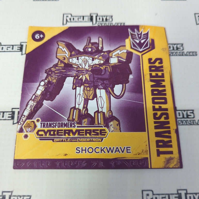 Hasbro Transformers Cyberverse Battle for Cybertron Shockwave