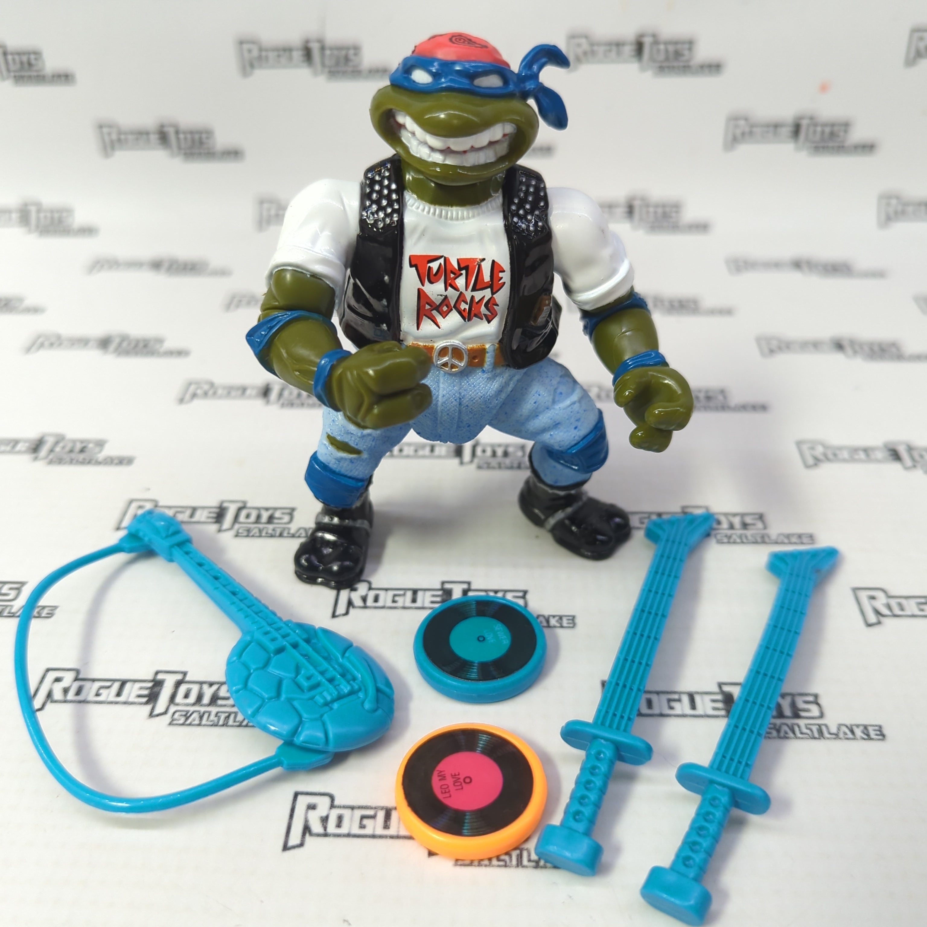 Playmates Vintage Teenage Mutant Ninja Turtles Classic Rocker Leo