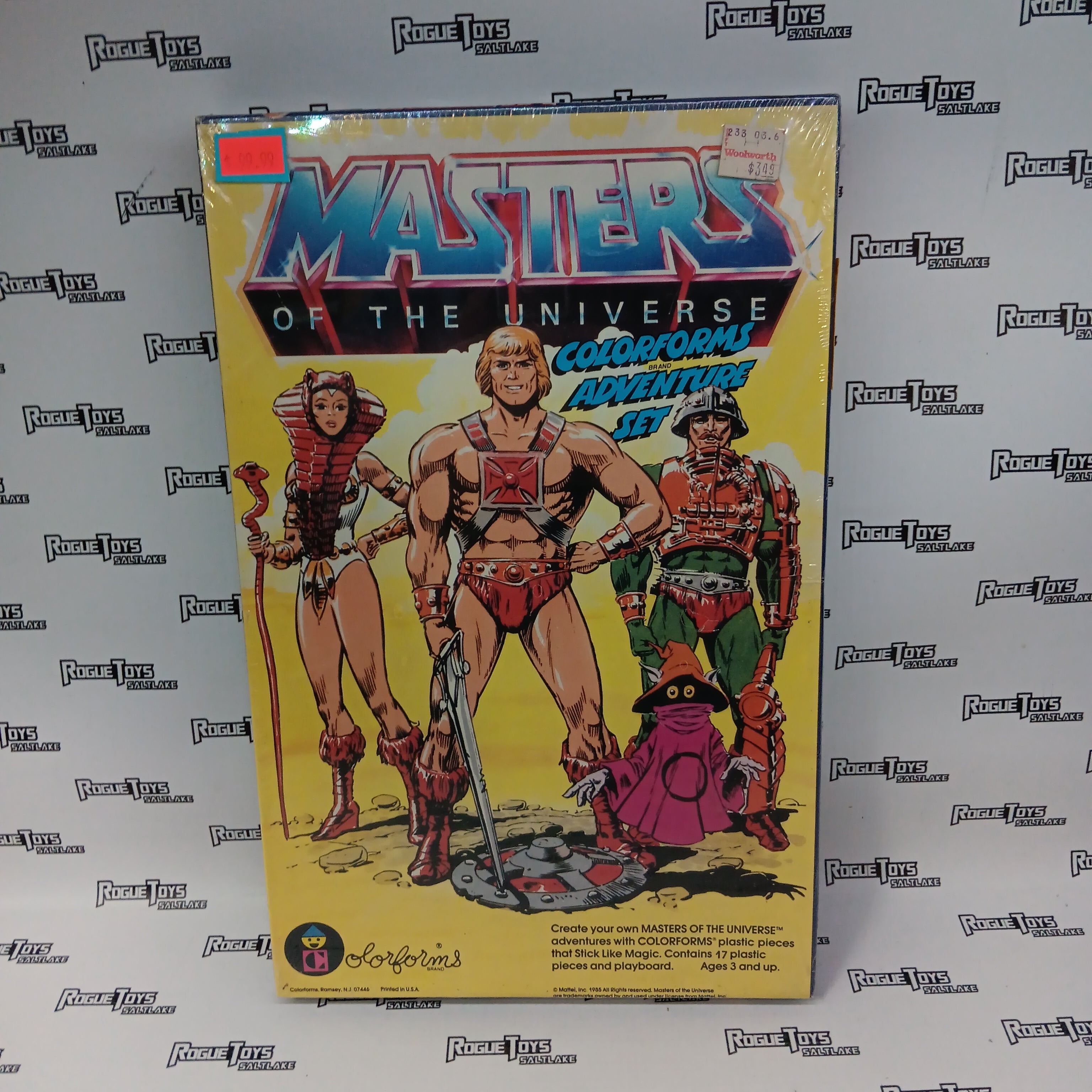 Colorforms 1985 Masters Of The Universe Adventure Set