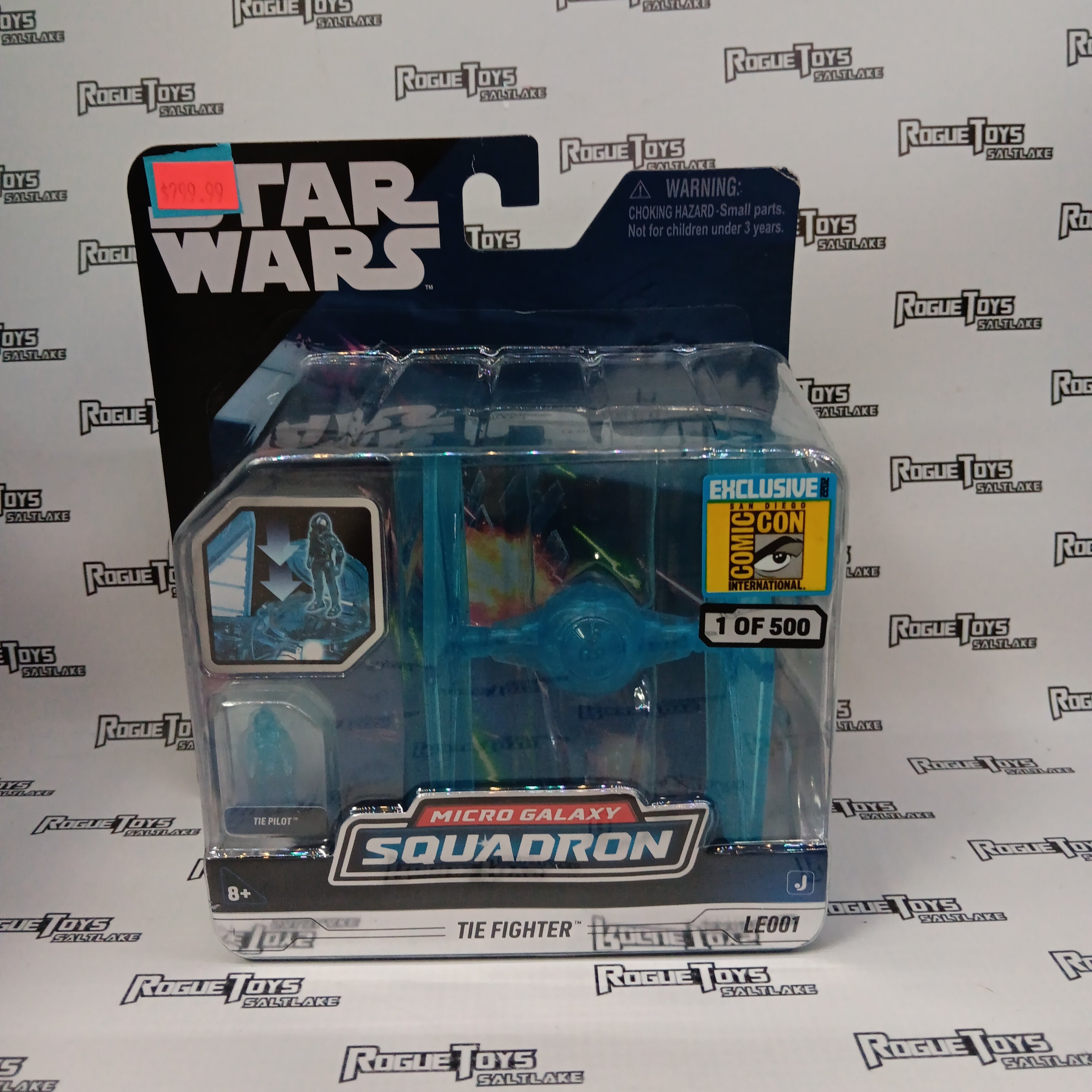 Jazwares Star Wars Micro Galaxy Squadron SDCC 2022 Exclusive Tie Fighter (1 of 500)