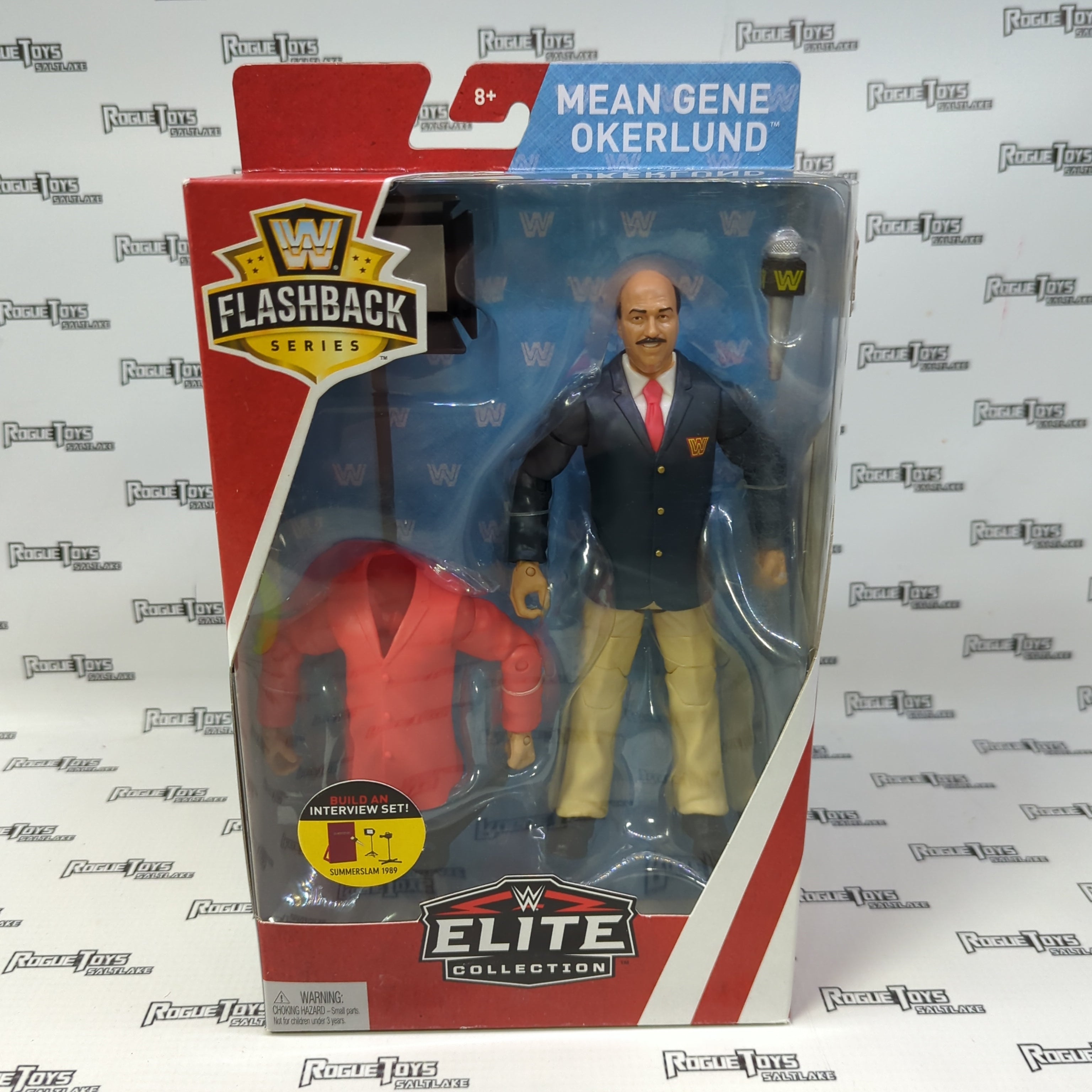 WWE outlet Elite Flashback series Mean Gene Okerlund New in box