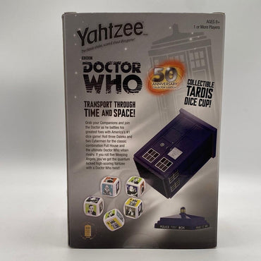 Hasbro Doctor Who 50th Anniversary Collectors Edition Yahtzee