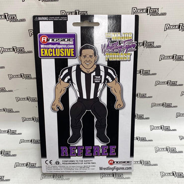 Major Wrestling Figure Podcast Referee Romgside Exclusive 1 of 750 - Rogue Toys