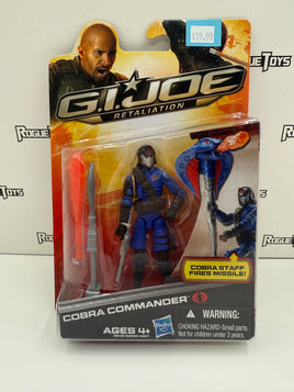 Hasbro G.I. Joe Retaliation Cobra Commander (Cobra Staff Fires Missile!)