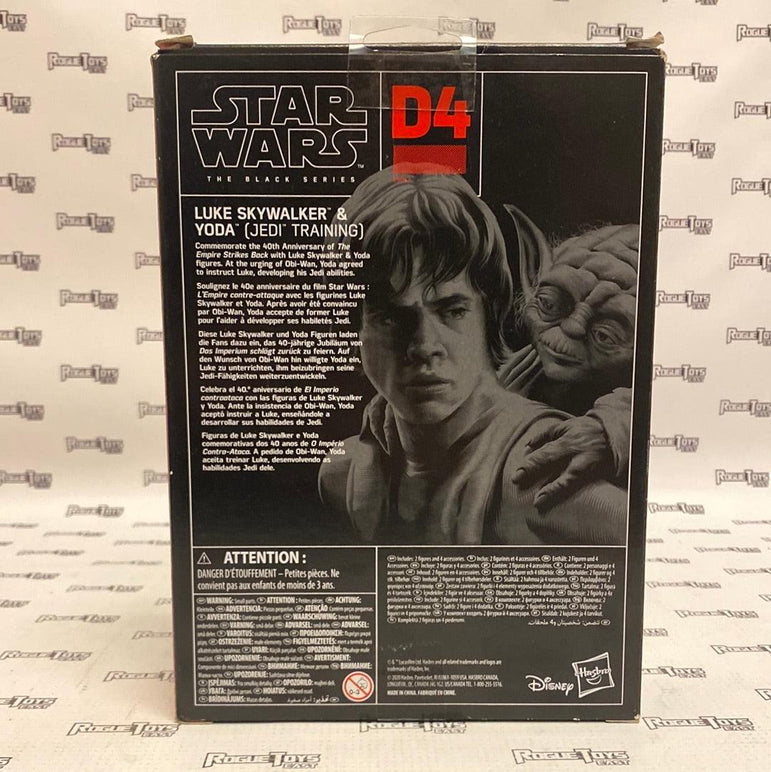 Hasbro Star Wars The Black Series Star Wars: The Empire Strikes Back Luke Skywalker & Yoda (Jedi Training) (Opened/Complete) - Rogue Toys
