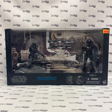 Hasbro Star Wars The Black Series Blue Line Imperial Shadow Squadron / Speeder Bike with Shadow Scout and Shadow Stormtrooper Commander - Rogue Toys