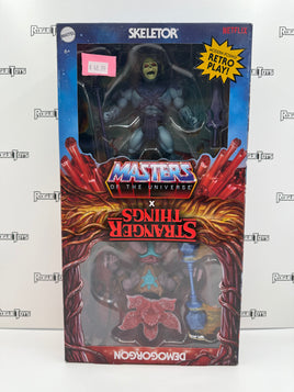 Mattel Masters of the Universe (MOTU) x Stranger Things Skeletor & Demogorgon