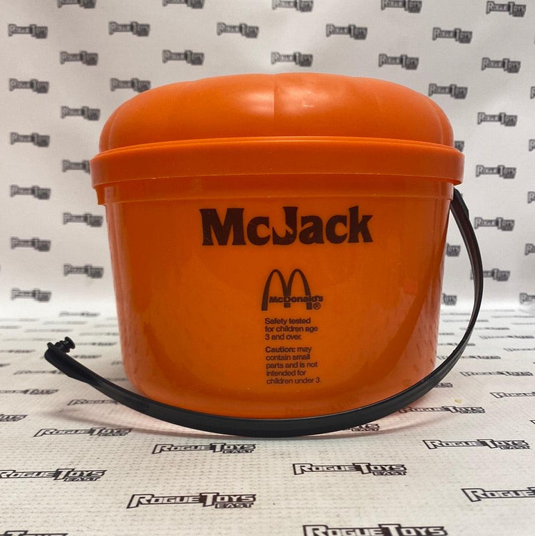 McDonald’s 1986 McJack Halloween Bucket (Orange) (Broken Handle) - Rogue Toys