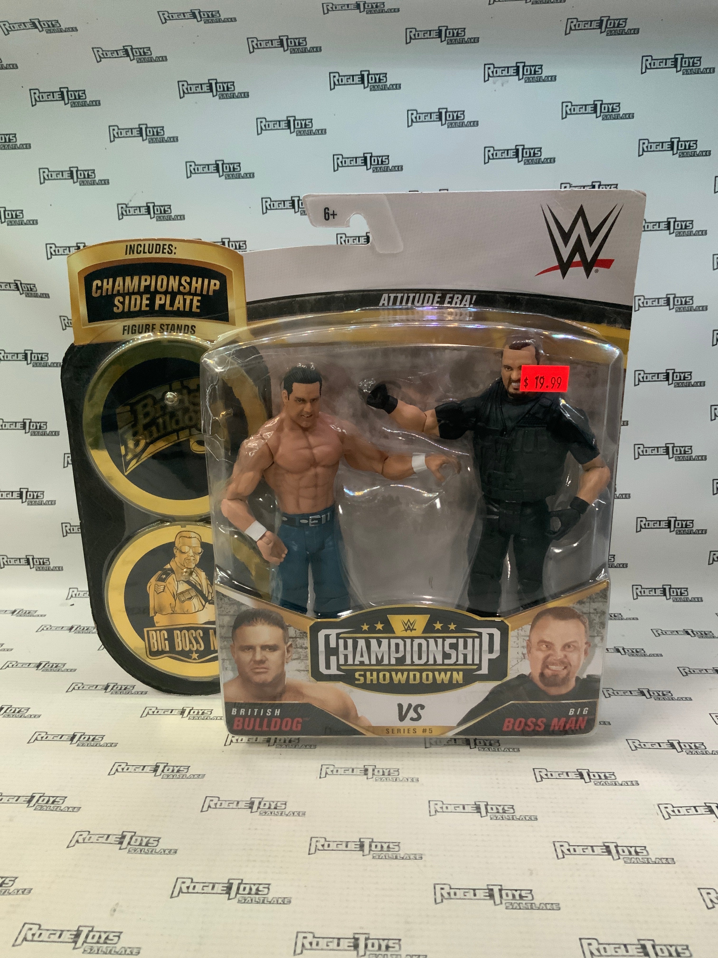 Mattel WWE Champion Showdown Series 5 British Bulldog Vs Big Boss