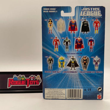 Mattel DC Justice League Unlimited Wonder Woman w/ Exclusive Trading Card