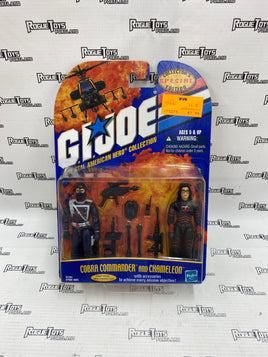 GI JOE RAH Collection Cobra Commander and Chameleon