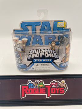 Hasbro Star Wars Galactic Heroes R2-D2 with Serving Tray & Princess Leia (Jabba’s Slave)