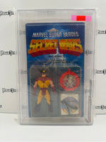 Mattel Marvel Super Heroes Secret Wars Wolverine and his Secret Shield (AFA 85 Y-NM+)