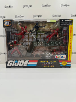 Hasbro G.I. Joe A Real American Hero (ARAH) 25th Anniversary Snake Eyes vs. Red Ninja Troopers (Toys ‘R’ Us Exclusive)