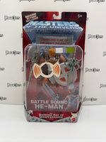 Mattel Masters of the Universe (MOTU) Battle Sound He-Man Figure & Diamond Ray of Disappearance Video