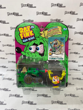 Vintage Kenner Rat Fink and The Rad Rods “Drag Lover” in his Turbo Tank