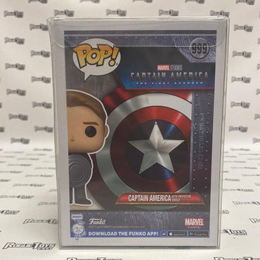 Funko POP! Captain America: The First Avenger Captain America with Prototype Shield (Entertainment Earth Exclusive Limited Edition)