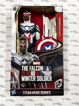 Captain America (Sam Wilson) action figure from Hasbro's Titan Hero Series
