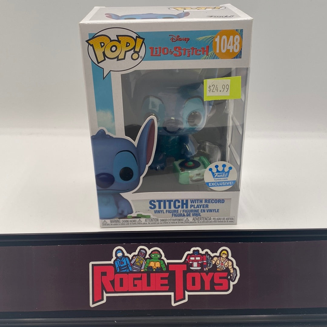 Funko POP! Disney Lilo & Stitch Stitch with Record Player (Funko.com Exclusive)