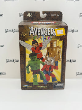 Diamond Select Toys Marvel Mini Mates The Avengers Gold Armor Iron Man / Wasp / Hank Pym / Incredible Hulk