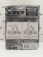 ToyBiz Marvel X-Men The Movie Battle Cycle & Sabretooth