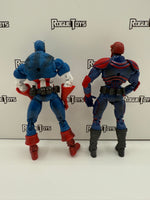 ToyBiz Marvel Legends Face-Off Captain America vs Red Skull