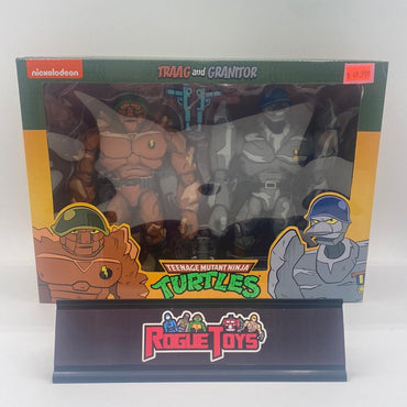 NECA Reel Toys Nickelodeon Teenage Mutant Ninja Turtles Traag and Granitor - Rogue Toys