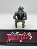 Playmates 1988 Teenage Mutant Ninja Turtles Rocksteady (Hardhead, Cardback says 1990)