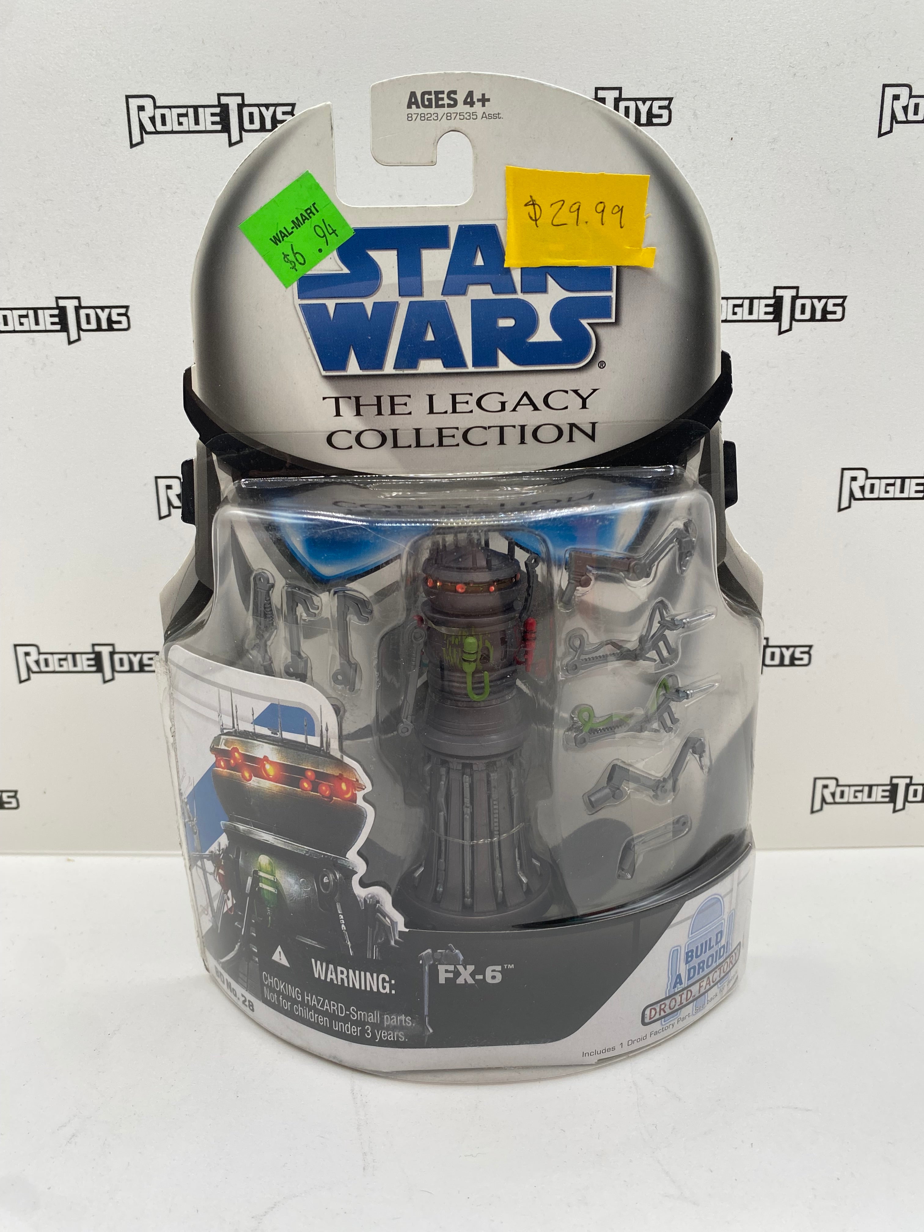 Hasbro Star Wars The Legacy Collection Droid Factory FX-6| Rogue Toys