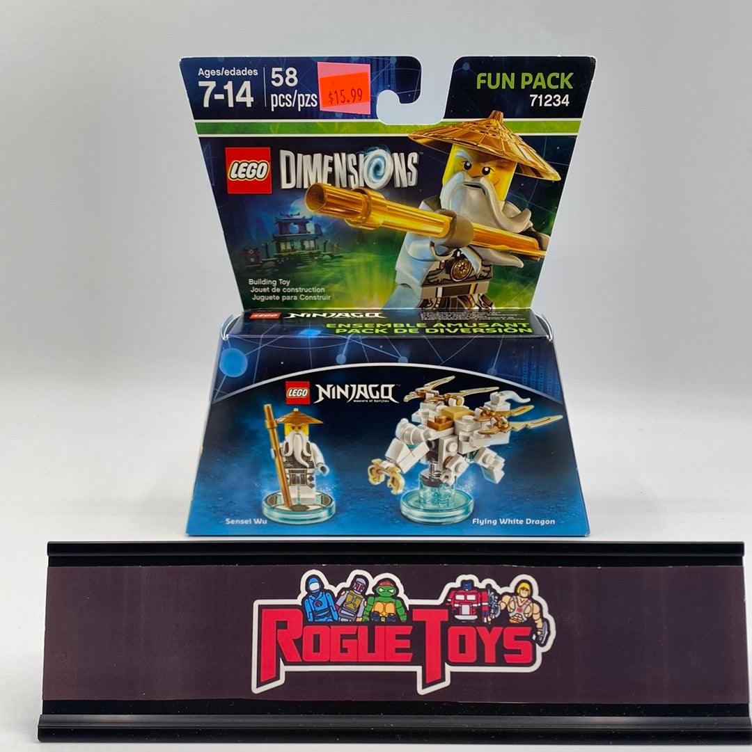Lego Dimensions Fun Pack 71234 Ninjago Masters of Spinjitzu Sensei Wu & Flying White Dragon