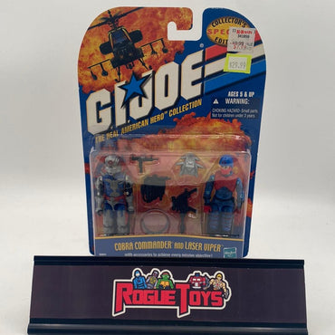 Hasbro GI Joe The Real American Hero Collection Special Collector’s Edition Cobra Commander and Laser Viper - Rogue Toys