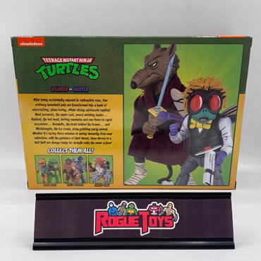 NECA Reel Toys Nickelodeon Teenage Mutant Ninja Turtles Splinter vs. Baxter