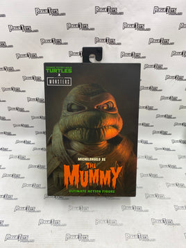 NECA TMNT X Universal Monsters Michelangelo as The Mummy Ultimate Action Figure