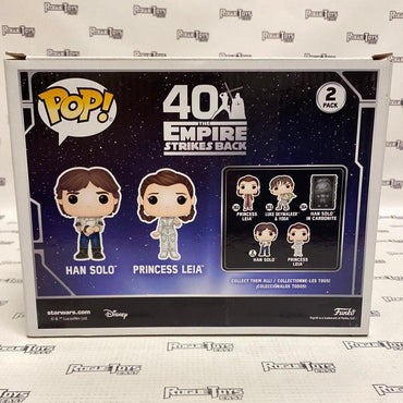 Funko POP! Star Wars: The Empire Strikes Back 40th Anniversary Han Solo & Princess Leia - Rogue Toys