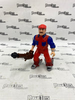 Vintage ERTL Super Mario Bros. The Movie Mario Action Figure w/ Weapon