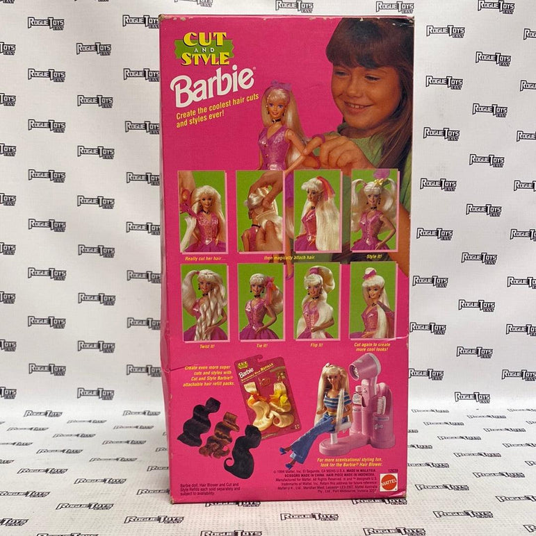 Mattel 1994 Barbie Cut and Style Doll - Rogue Toys