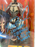 Autographed Star Wars ROTS General Grievous 12” Figure