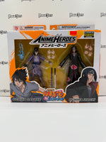 Bandai Anime Heroes Naruto Shippuden Uchiha Sasuke & Uchiha Itachi (Convention Exclusive)
