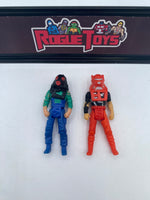 Kenner Mask Vintage Matt Tracker & Jacques Lafleur (Europe Exclusive) (Complete)