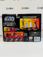 Kenner Star Wars The Power of the Force Die-Cast Metal Collectibles 4-Pack // C-3PO // R2-D2 // Princess Leia Organa // Ben (Obi-Wan) Kenobi