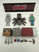 Minecraft Overworld Steve & Spider Jockey Bundle