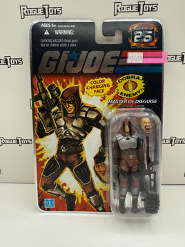 Hasbro G.I. Joe 25th Anniversary Cobra Enemy! Master of Disguise Zartan